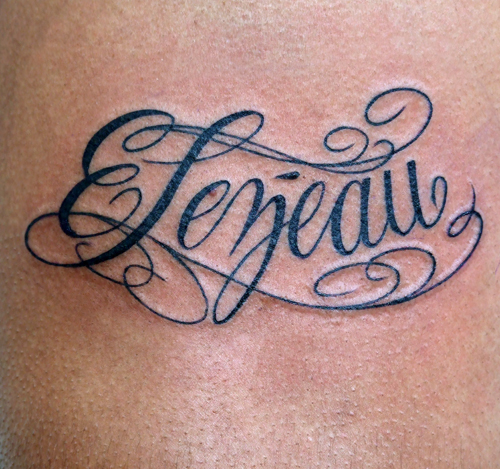 tattoos for men on forearm with a name name design tattoos for men Tattoos